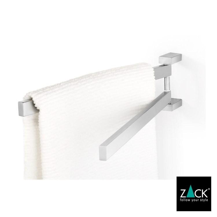 ZACK タオルホルダー 可動式 スイーベル タオルレール タオル