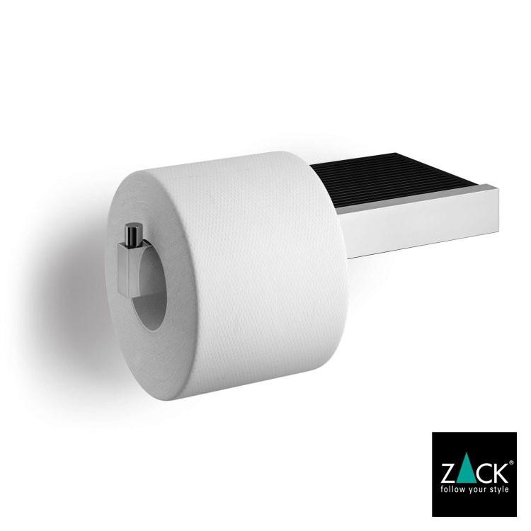 ZACK トイレットペーパーホルダー トレイ付き ロールホルダー トイレ