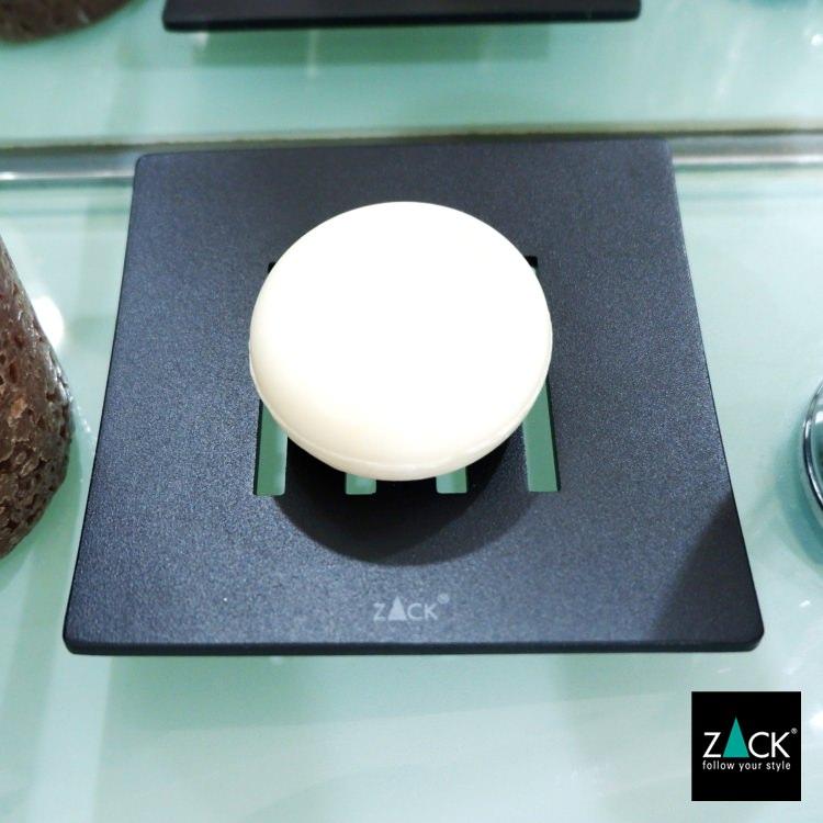 ZACK ソープディッシュ ブラック ソープトレー トレイ 石鹸受け 石鹸