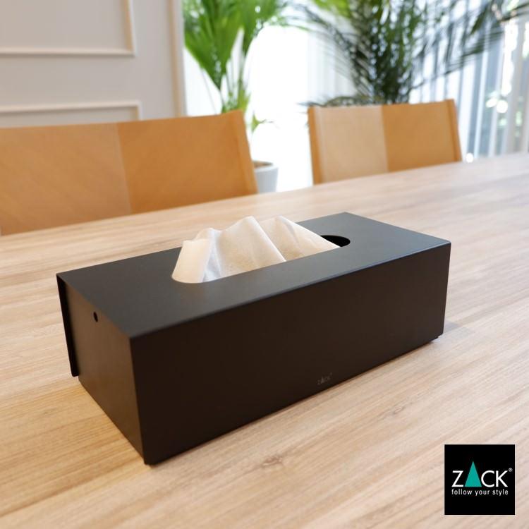 ZACK ティッシュボックス ブラック ティッシュケース ペーパータオル