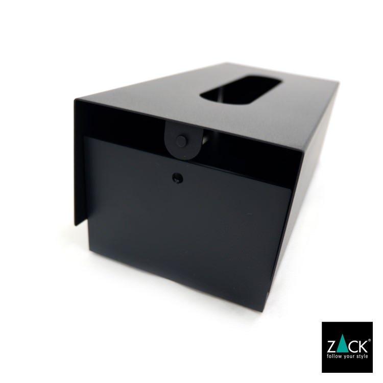 ZACK ティッシュボックス ブラック ティッシュケース ペーパータオル