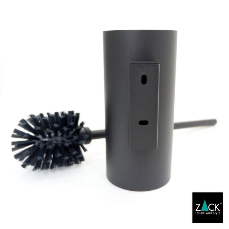 期間限定！ポイント10倍！トイレブラシ セット ブラック ブラシスタンド ブラシホルダー スリム トイレ用品 ドイツ ステンレス ZACK 40571 LINEA