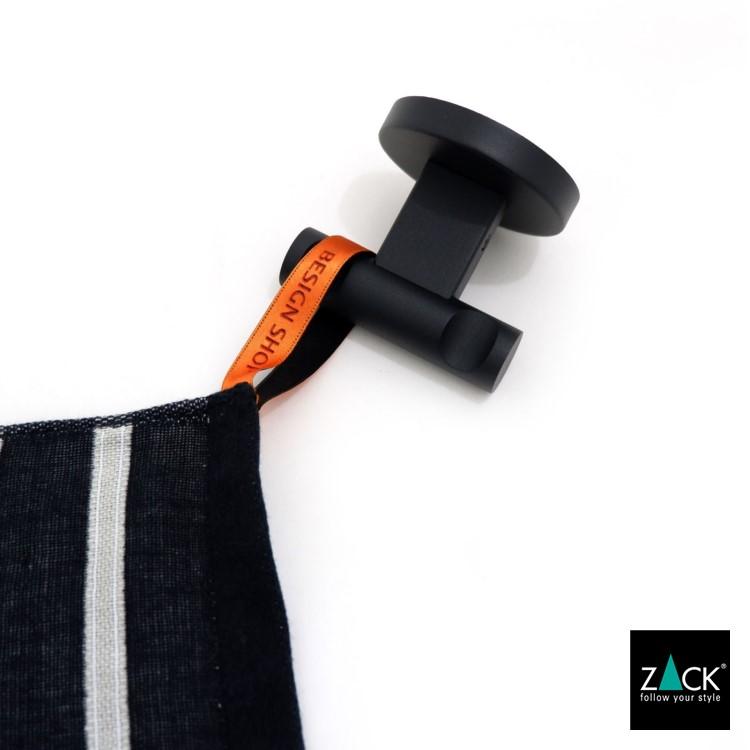 ダブルタオルフック ブラック 黒 丸 フック タオル掛け バス用品 水