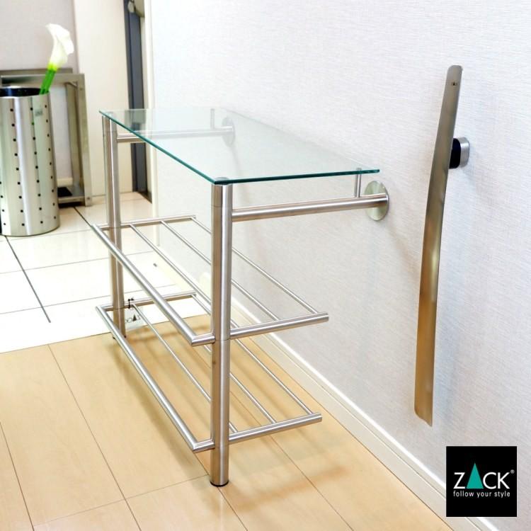 ❤️値下げ❤️★送料込/匿名配送★シェルフ 棚 ガラス天板 ZACK コートラック用 ガラスシェルフ ガラス棚板 ガラス天板 ガラス板