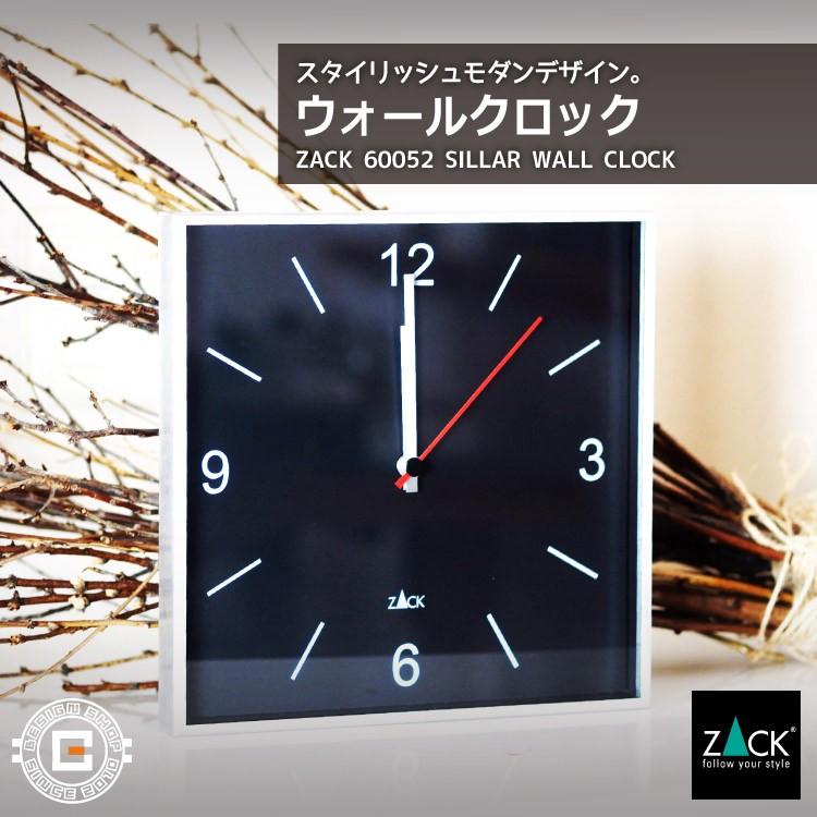 ZACK ウォールクロック 時計 壁付け時計 壁掛け時計 掛け時計 ステップ