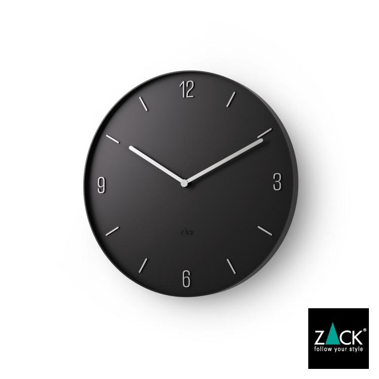 ZACK ウォールクロック ブラック 時計 壁掛け時計 掛け時計 オフィス