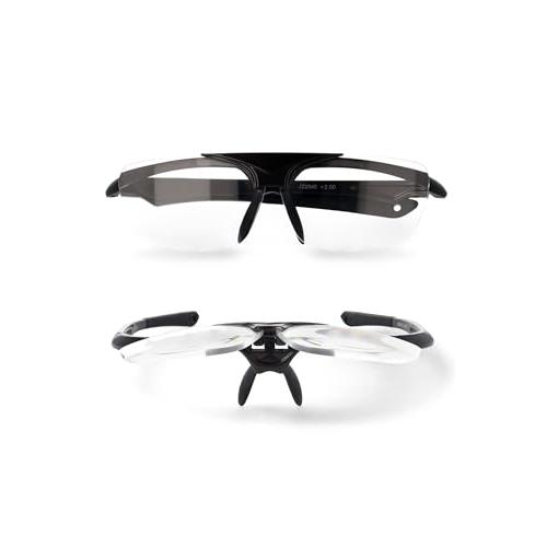 藤田光学] HANELENS 老眼鏡 リーディンググラス 掛け外し不要 跳ね上げ