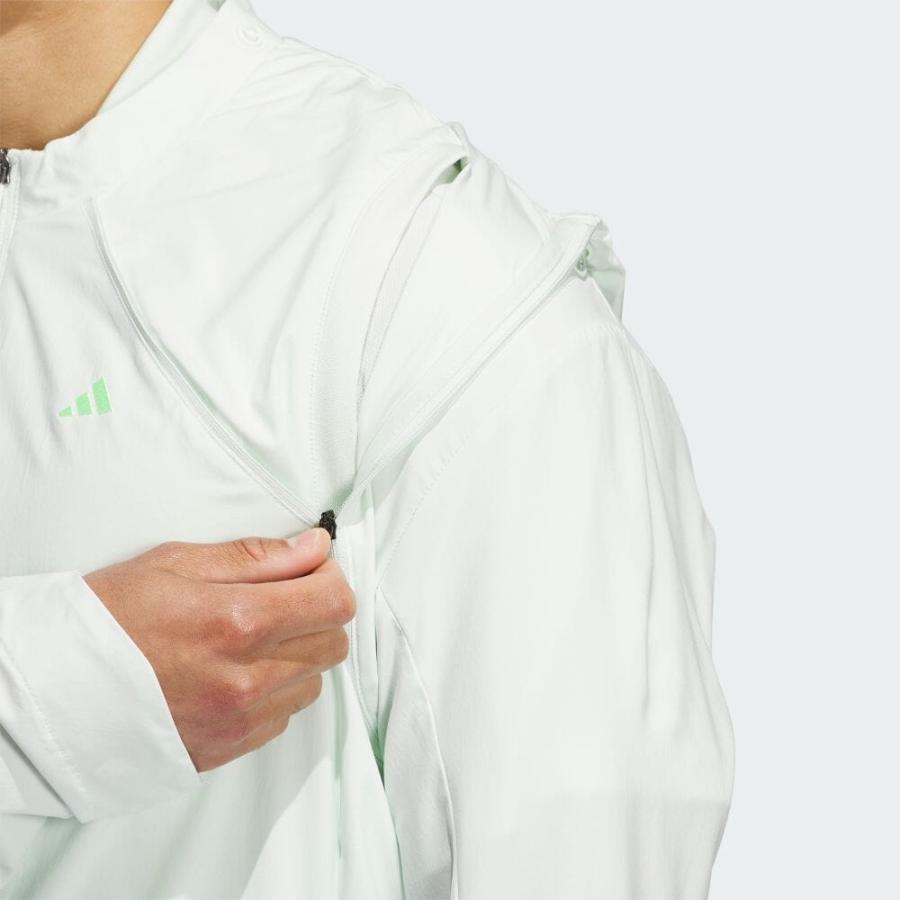 セール adidas アディダス メンズ ゴルフウェア アウター ULT365 ツイストウィーブ デタッチャブル撥水防風ジャケット EZY13 24SS 春夏 軽量ストレッチ_14