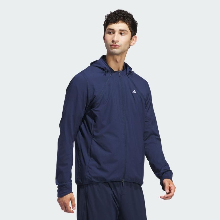 セール adidas アディダス メンズ ゴルフウェア アウター ULT365 ツイストウィーブ デタッチャブル撥水防風ジャケット EZY13 24SS 春夏 軽量ストレッチ_18