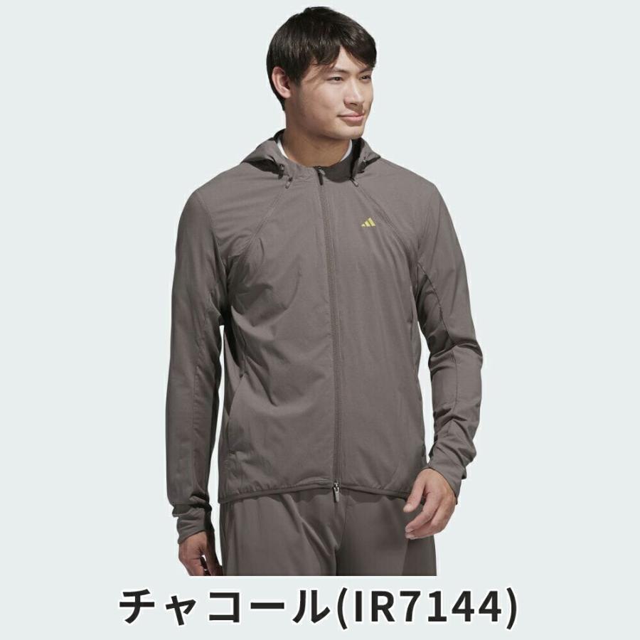 セール adidas アディダス メンズ ゴルフウェア アウター ULT365 ツイストウィーブ デタッチャブル撥水防風ジャケット EZY13 24SS 春夏 軽量ストレッチ_4