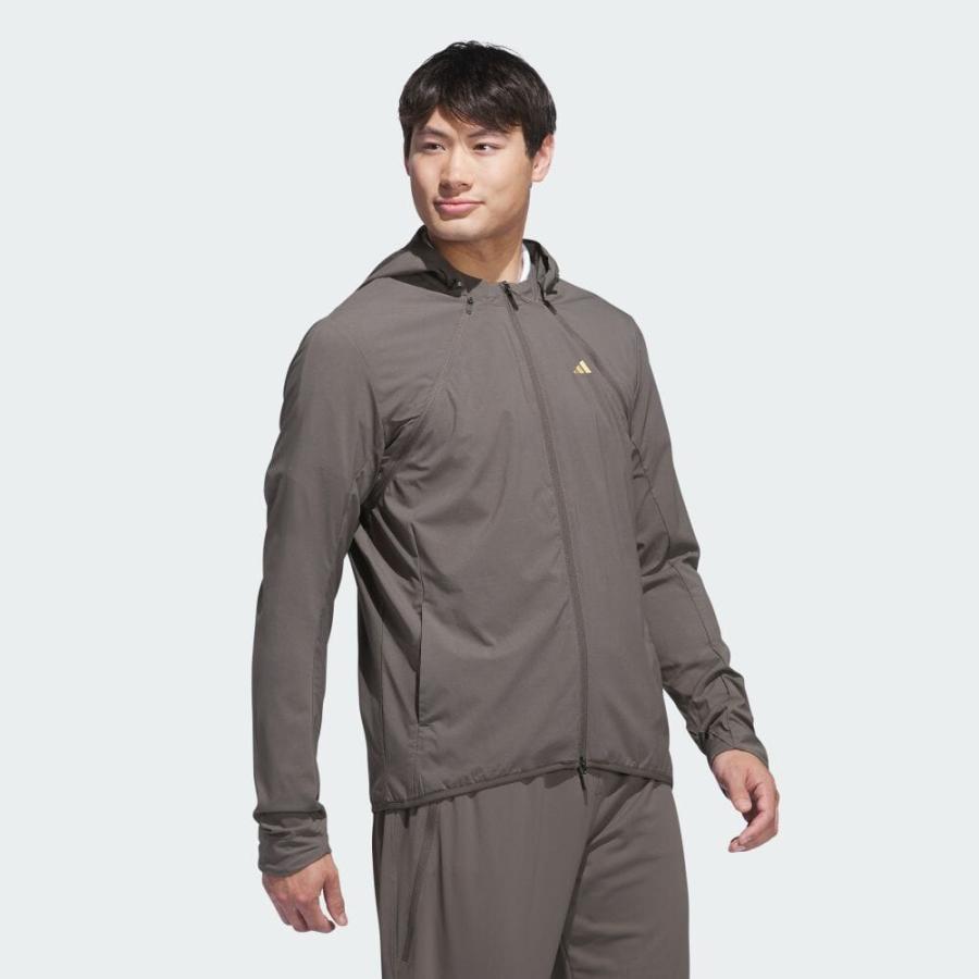 セール adidas アディダス メンズ ゴルフウェア アウター ULT365 ツイストウィーブ デタッチャブル撥水防風ジャケット EZY13 24SS 春夏 軽量ストレッチ_6