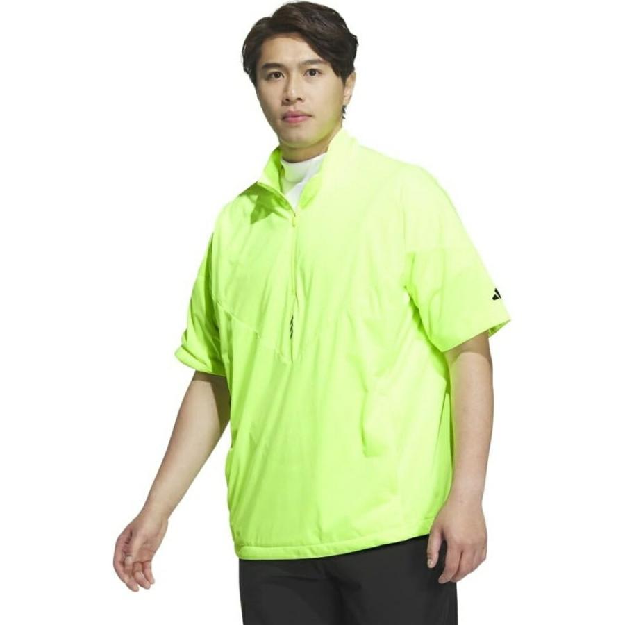 セール 30%OFF adidas アディダス メンズ ゴルフウェア シャツ コードカオス ハーフジップ半袖ウィンド KSL85 24FW 秋冬 防風 撥水機能_12