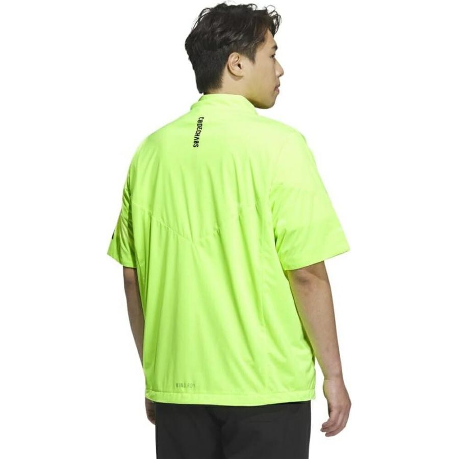 セール 30%OFF adidas アディダス メンズ ゴルフウェア シャツ コードカオス ハーフジップ半袖ウィンド KSL85 24FW 秋冬 防風 撥水機能_13
