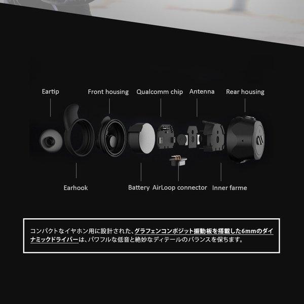 AIRLOOP SNAP 3in1 イヤホン ワイヤレスイヤホン Bluetooth 5.0 ブルートゥース IPX7102時間  通話 ノイズキャンセリング マイク付き 正規品 メーカー保証 |  | 11
