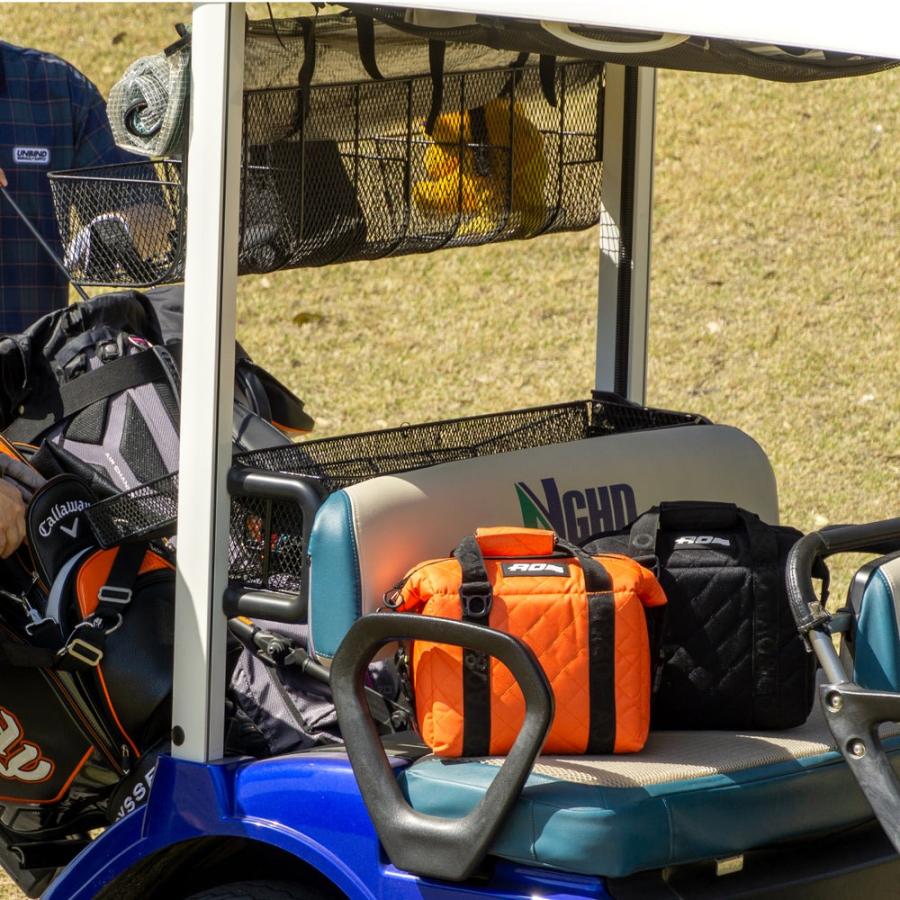 P10倍 AO Coolers エーオークーラーズ ユニセックス ゴルフ クーラーバッグ 9パック キルティングキャンバス ソフトクーラー AO9Q 25SS 春夏の画像
