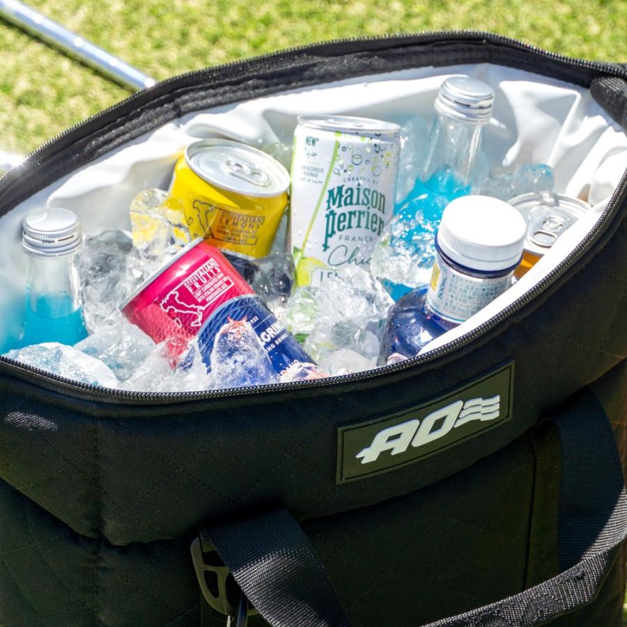 P10倍 AO Coolers エーオークーラーズ ユニセックス ゴルフ クーラーバッグ 9パック キルティングキャンバス ソフトクーラー AO9Q 25SS 春夏の画像