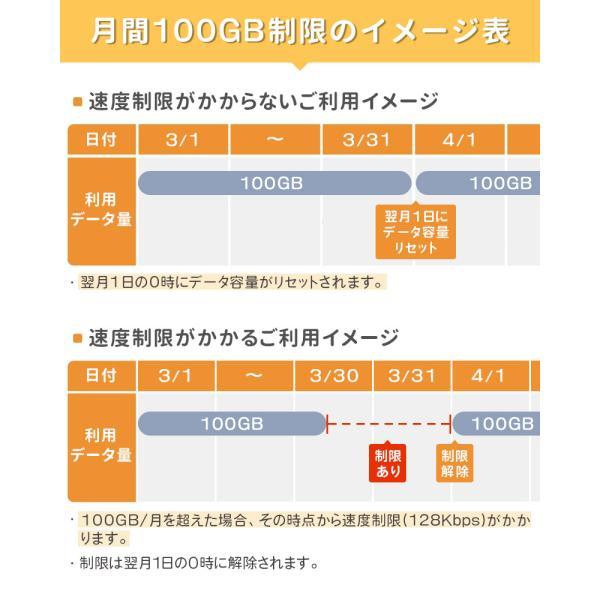 wifi レンタル 月間 100GB  2ヶ月 月末まで ポケット ワイファイ ルーター 往復日本国内 100GB おすすめ LTE お得 U3 入院 旅行 出張 引っ越し テレワーク｜bespo｜11