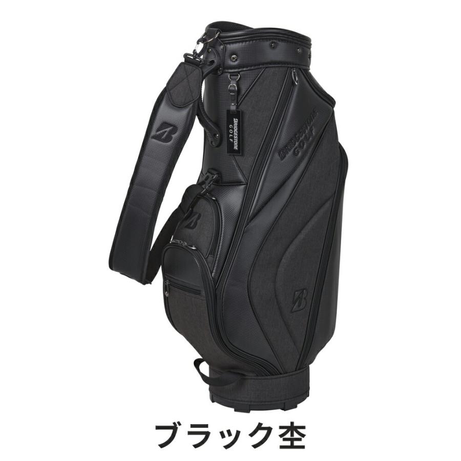 BRIDGESTONE ゴルフキャディバッグ ブラック BRIDGESTONE GOLF 【2026モデル】ブリヂストンゴルフ CB2621 軽量
