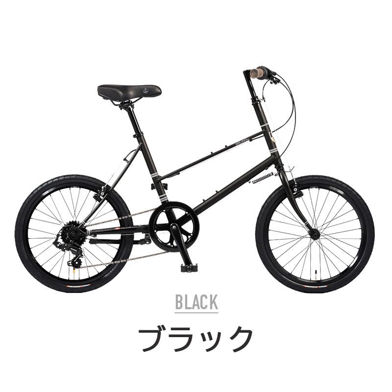 店頭受取のみ BRUNO ブルーノ 自転車 ミニベロ MIXTE Black Edition 