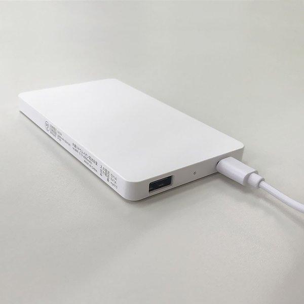 レンタル バッテリー チャージャー PSEマーク マットタイプ 4,000mAh 白 モバイル｜bespo｜02