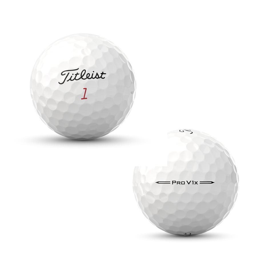 TITLEIST タイトリスト ゴルフボール PRO V1x 3球入 1スリーブ 2023年モデル ホワイト イエロー｜bespo｜03