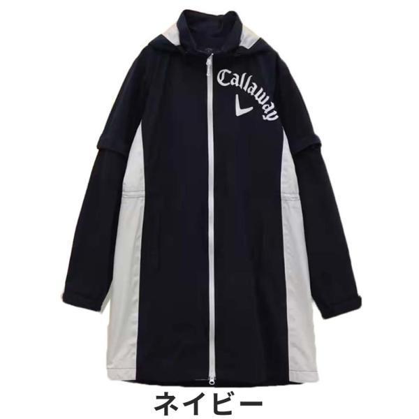 セール Callaway キャロウェイ レディース ゴルフウェア レインウェア ワンピース型レインウェア C23989202 23SS 春夏 防水性 透湿性 防風性｜bespo｜02