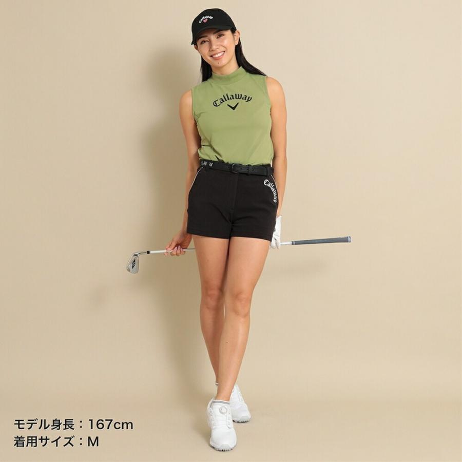 Callaway キャロウェイ レディース ゴルフウェア パンツ 河本プロ着用 裏クール 8WAYストレッチ ショートパンツ C24127201 24SS 春夏 冷感素材｜bespo｜10