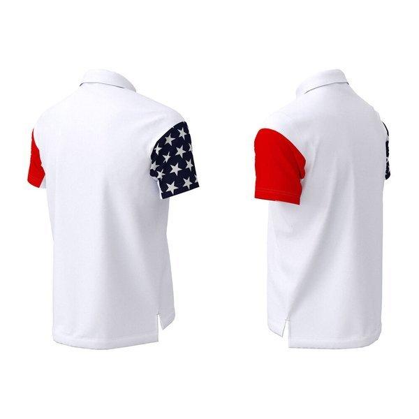 激安先着 カッターアンドバック メンズ ゴルフウェア シャツ フラッグデザイン 半袖シャツ ss 春夏 Cgmpja ポロシャツ 吸汗 ストレッチ Uvケア 送料無料 Babylonrooftop Com Au