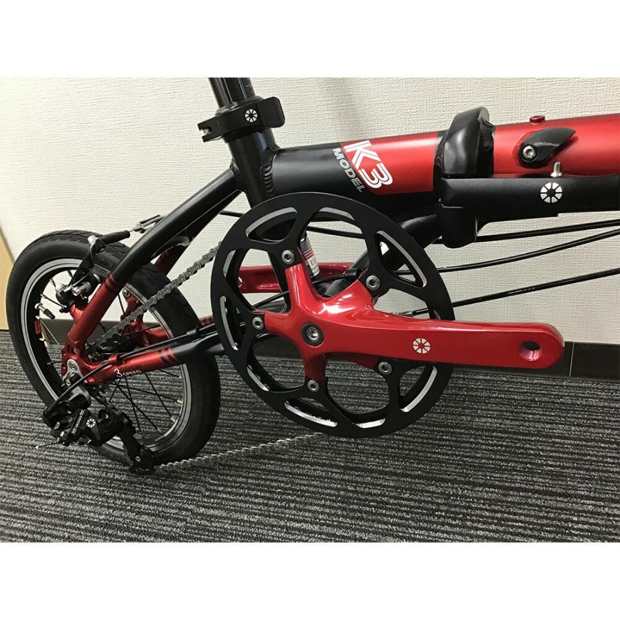 DAHON（ダホン） クランクセット レッド 5-0715133093 チェーンリング
