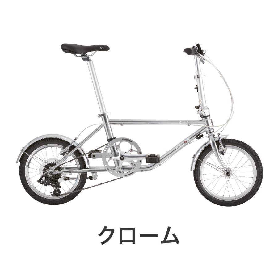 セール DAHON ダホン D-zero ダホン D-ゼロ 折りたたみ自転車 2023年モデル 16インチ 7段変速 クロモリフレーム 整備点検済 プレゼント付｜bespo｜03