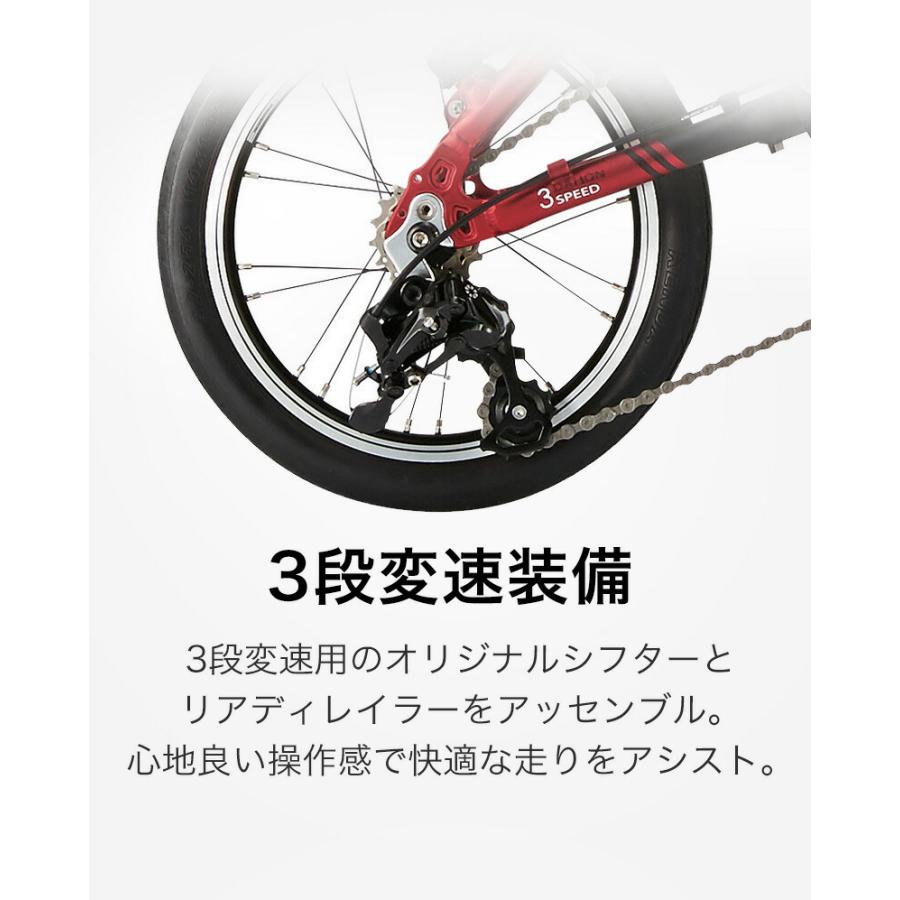 DAHON（ダホン） K3 折りたたみ自転車 最新モデル コンパクト 14インチ