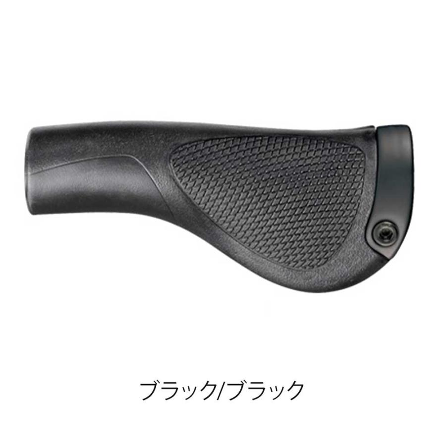 【廃盤・希少品】エルゴンGP1バイオレザーグリップラージロングブラウンブラック ERGON エルゴン 自転車 パーツ グリップ GP1 ロング/ロング HBG20702