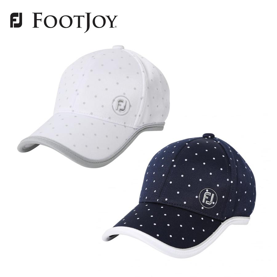 Footjoy フットジョイ レディース ゴルフ キャップ ドットプリントキャップ Fjwhw2104 21ss 春夏 21年モデル 帽子 Fj ホワイト ネイビー Footjoy Fjwhw2104 ベスポ 通販 Yahoo ショッピング