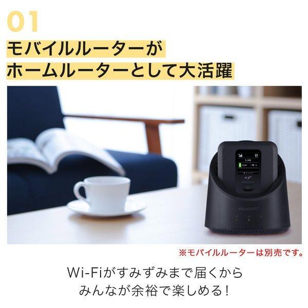 simフリー +F FS040W 専用 ホームキット モバイルルーター ワイファイ