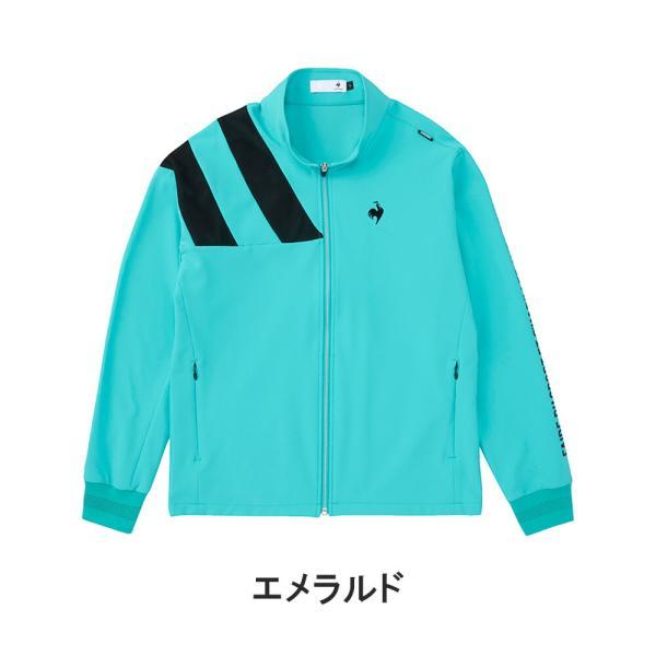 Le coq sportif ルコック メンズ ゴルフウェア ブルゾン RIJOUME リジューム ニットライクブルゾン ストレッチ DESCENTE ECO QGMVJL60 23SS 春夏 送料無料｜bespo｜04