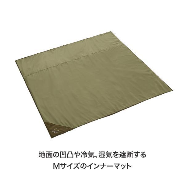 ロゴス　インナーマット＆グランドシートセット　DUOプラスサイズ　屋内使用 テントマット＆シート・DUOプラス|ギア|テントアクセサリ|テントマット
