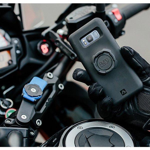 QUAD LOCK ハンドルマウント　振動軽減アダプタ付き ハンドルバーマウント PRO バイク用スマホホルダー｜クアッドロック