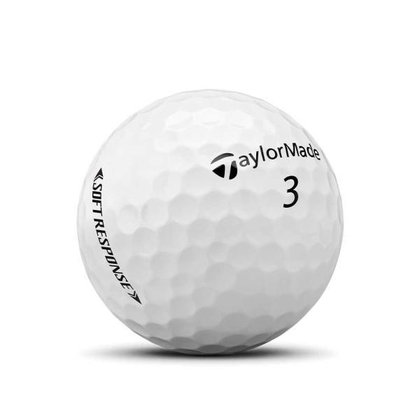 TaylorMade テーラーメイド ゴルフ ボール 1スリーブ 3球入り 3個入り SOFT RESPONSE ソフトレスポンス N9088901 新作 2022年モデル｜bespo｜02