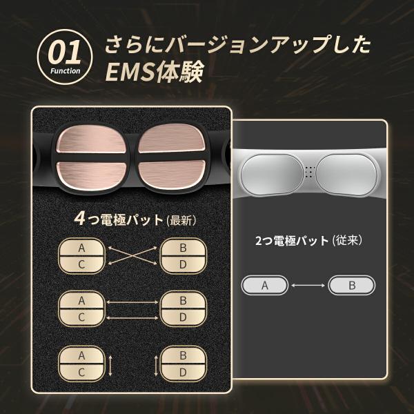 Tech Love EMS スマートネックプロ 温熱 ネックマッサージャー 首掛け