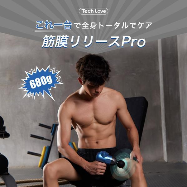 Tech Love 筋膜リリース マッサージガン POCKIT ハンディガン ボディ 