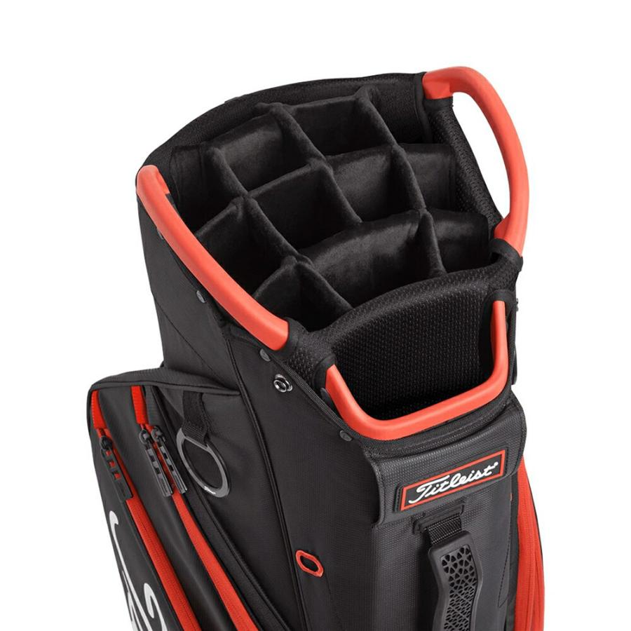 ⭐︎美品⭐︎Titleist タイトリスト　キャディバッグ 黒赤 Titleist（タイトリスト） メンズ ゴルフ キャディバッグ カート14