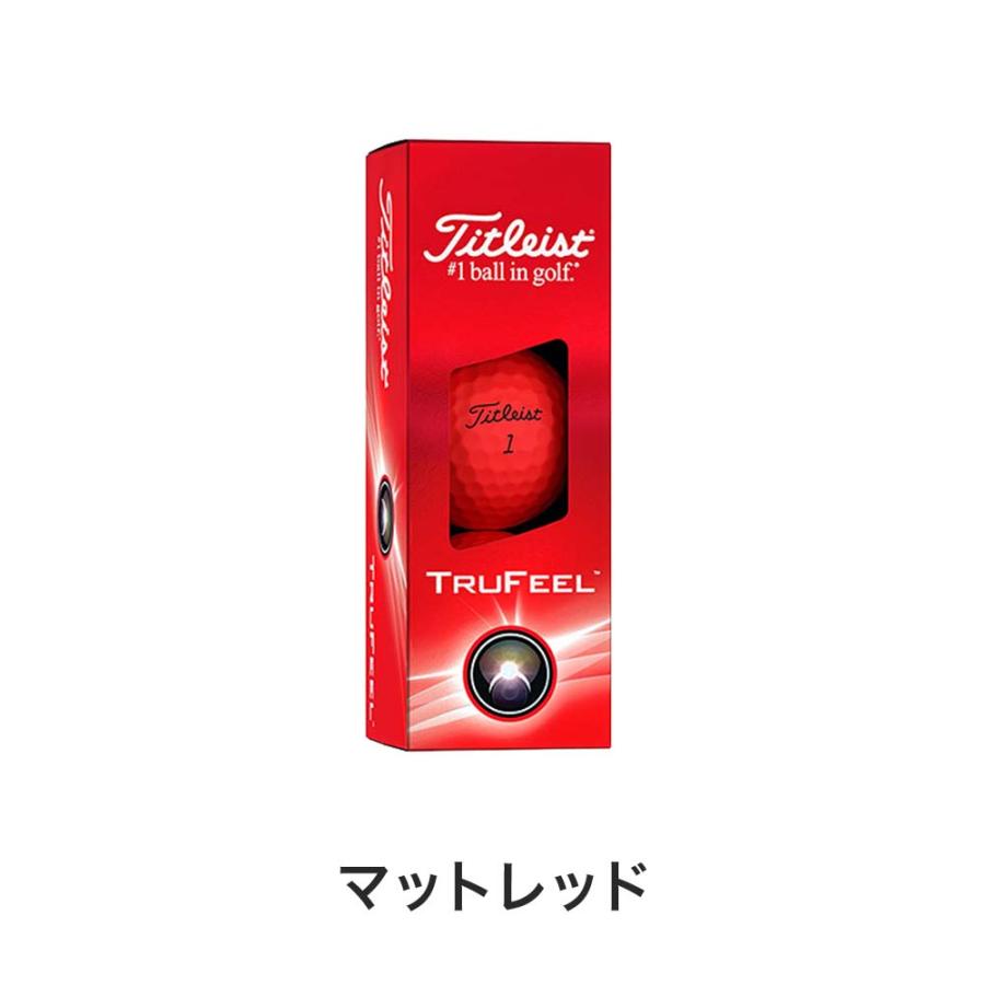 ゴルフボール Titleist TRUFEEL 1スリーブ 3球入り タイトリスト トルゥーフィール 2024年モデル 日本正規品 T6036S-J T6136S-J T6536S-J｜bespo｜09