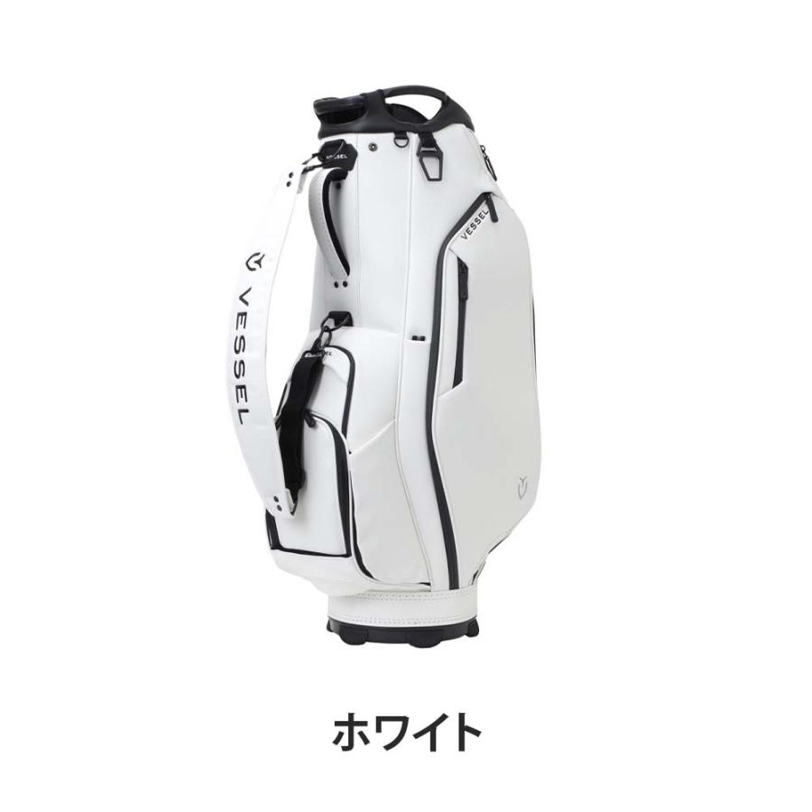 正規代理店 メンズ ベゼル 楽天市場】VESSEL ホワイト ゴルフバッグ