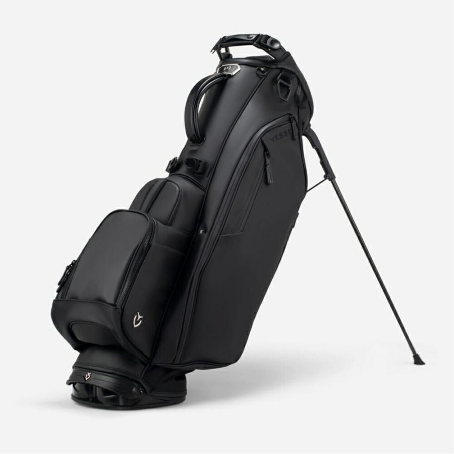 美品‪☆ Vessel キャディバッグ カバー付 VESSEL ベゼル ユニセックス ゴルフ キャディバッグ PLAYER 4.0 Stand