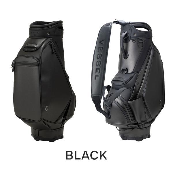 ⛳️新品並 VESSEL PRIME Staff ベゼル キャディバッグ 黒 VESSEL（ベゼル） キャディバッグ PRIME Staff 1071119 | 自転車