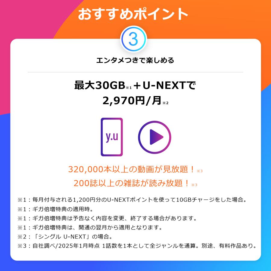 ギガ倍増特典実施中】格安SIM y.u mobile エントリーパッケージ 豪華 