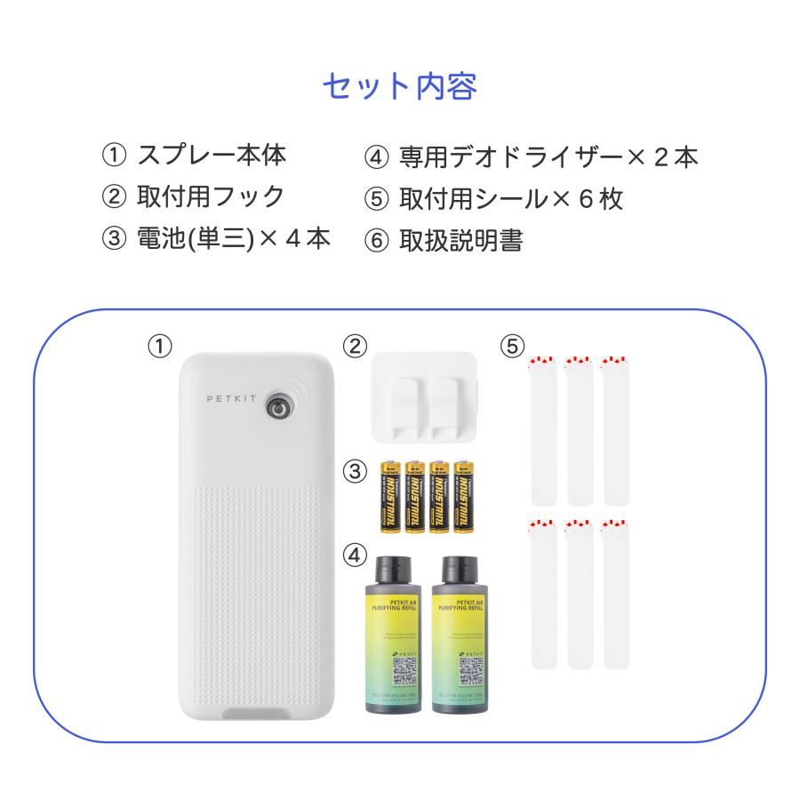 PETKIT-PURA-MAX】専用スマートスプレー オプション ペットキット ねこ 