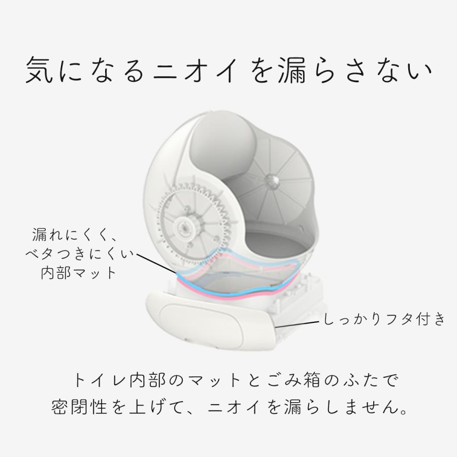 10%off+猫砂付き／WooHuloo 自動トイレ猫トイレ 自動猫トイレ 全自動