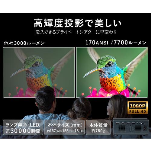 WIZZ コンパクトプロジェクター WPJ-S400　ダイニチ ルームシアター WPJ-S400 | コンパクトプロジェクター