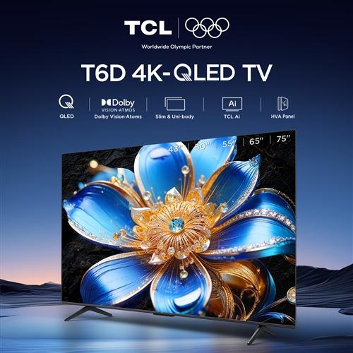 TCL 50T6D 50V型 量子ドット 4K 液晶テレビ GoogleTV 地上デジ・BS